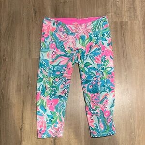 Lilly Pulitzer Vibrant Floral Women’s  Leggings size Large